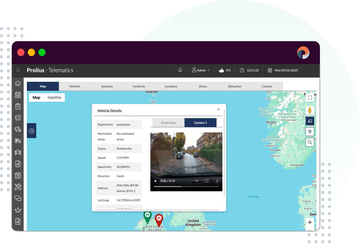 Video telematics image